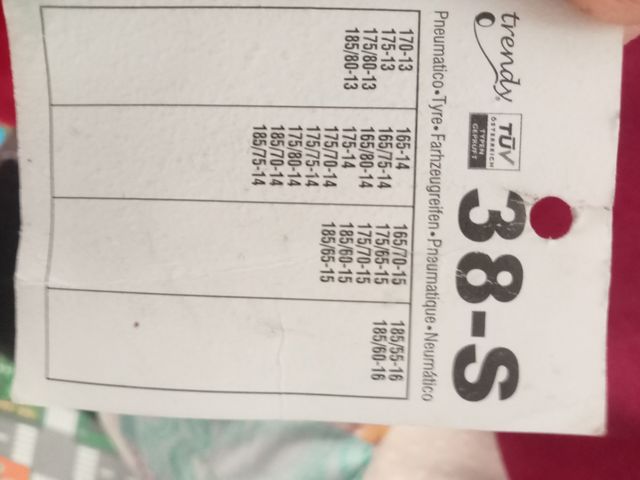 Cadenas de coche textiles trendy 38-s