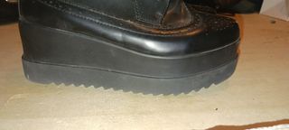 Scarpe con plateau nere