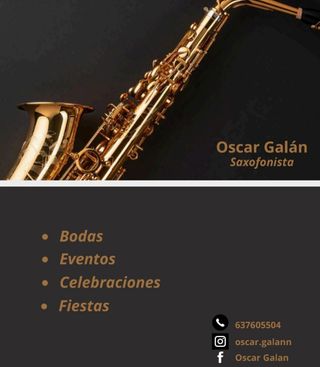 Clases particulares de saxo