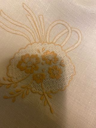 Tovaglietta da the con sei tovaglioli antico