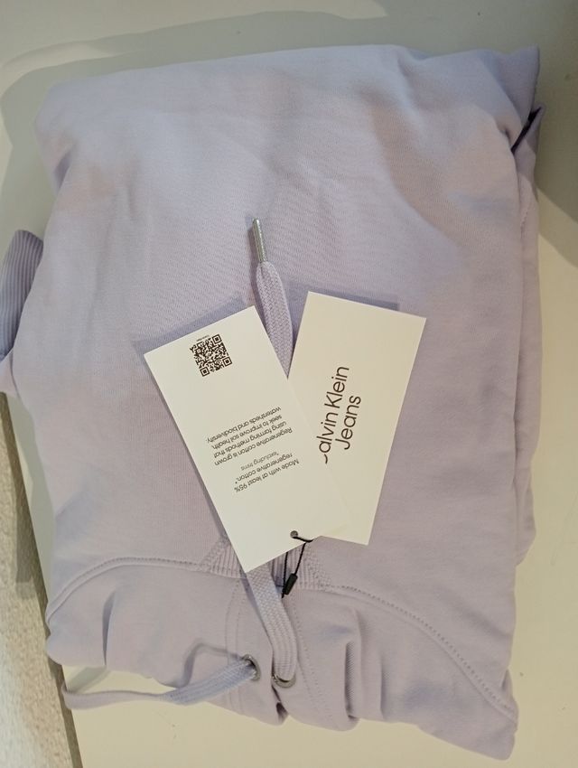 Novo moletom masculino Calvin Klein tamanho XXXL roxo