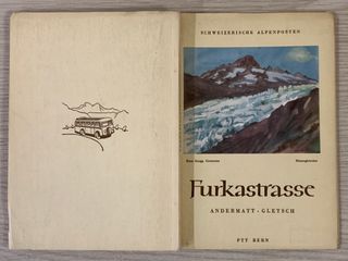Guida turistica valico Furka 1951