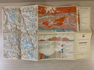Guida turistica valico Furka 1951