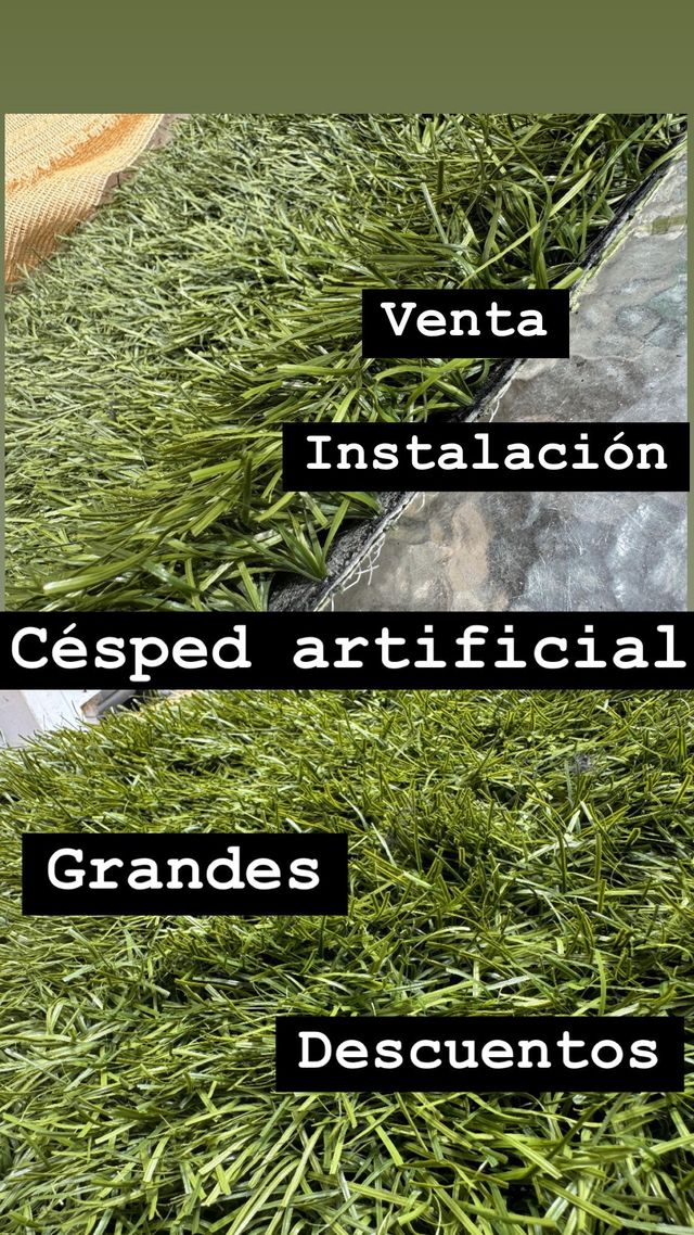 Cesped artificial recoclado