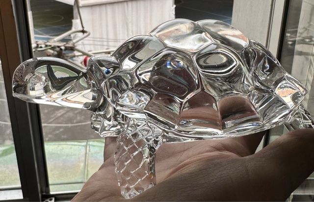 Firguras de decoracion: Tortugas de cristal