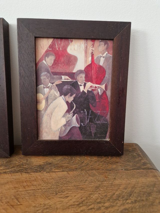 Lote 4 cuadros vintage