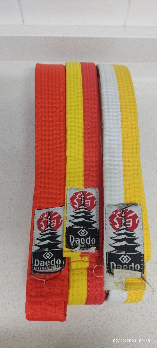 Cinturón naranja kárate