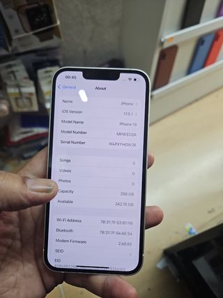 Oferta iphone 14 256GB.  569€