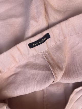 Pantalones lino rosa massimo dutti talla 42