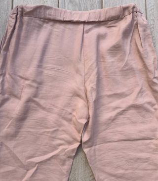 Pantalones lino rosa massimo dutti talla 42