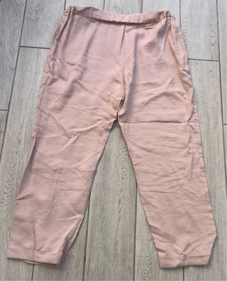 Pantalones lino rosa massimo dutti talla 42