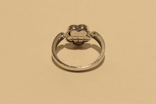 SORTIJA DE ORO BLANCO 18K/3.8Gr