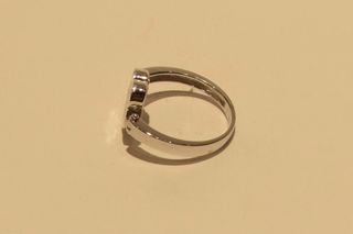 SORTIJA DE ORO BLANCO 18K/3.8Gr