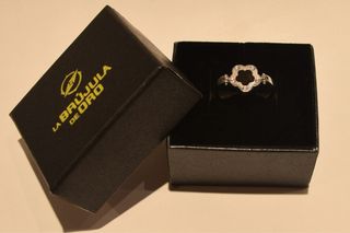 SORTIJA DE ORO BLANCO 18K/3.8Gr