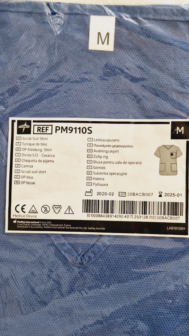 Chaqueta desechable M