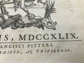 1749. UNIVERSA MORALIS THEOLOGIA. C. Roncaglia