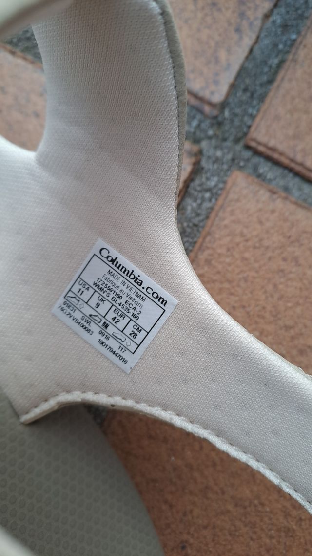 Chancletas paseo Columbia