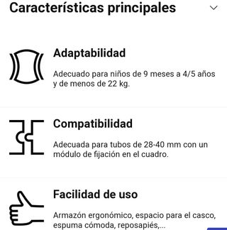 Portabebés bicicleta HAMAX SMILE