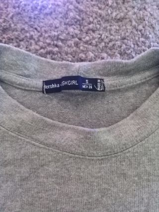 Jersey gris Bershka T.S