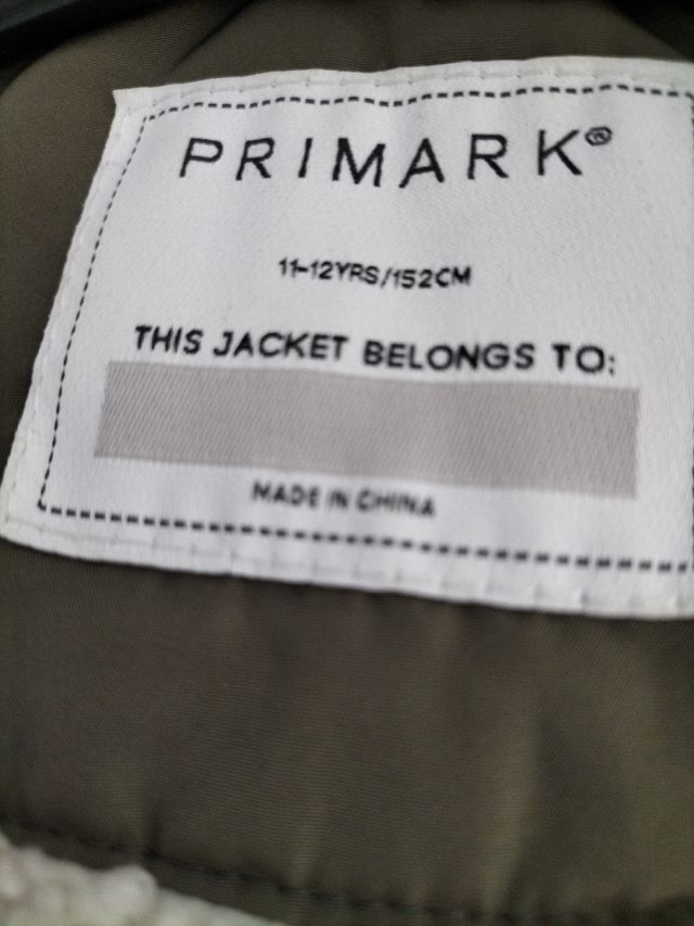 Chaqueta niña 11/12 