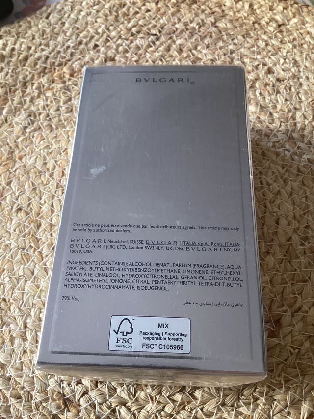 Bvlgari MAN Rain Essence perfume 100ml