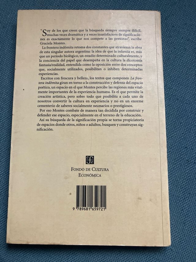 La frontera indómita. Graciela Montes