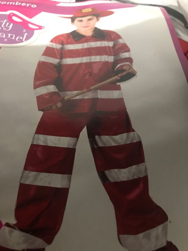 Disfraz bombero