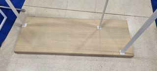 BURRO ROPA EN "L" METAL Y MADERA