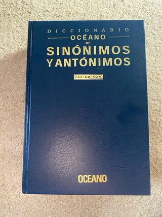 Diccionario sinónimos y antónimos Océano