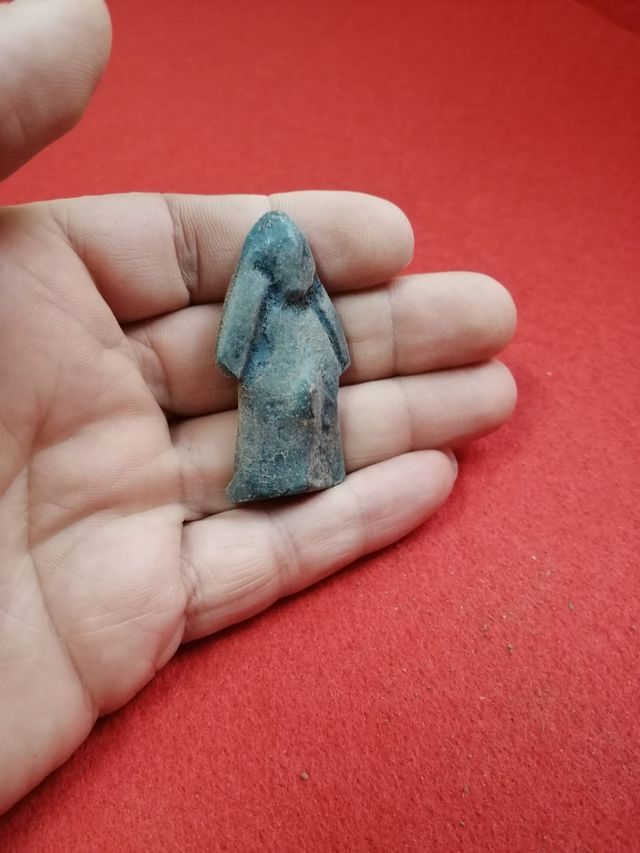 Exvoto ibero masculino , excelente patina bronce