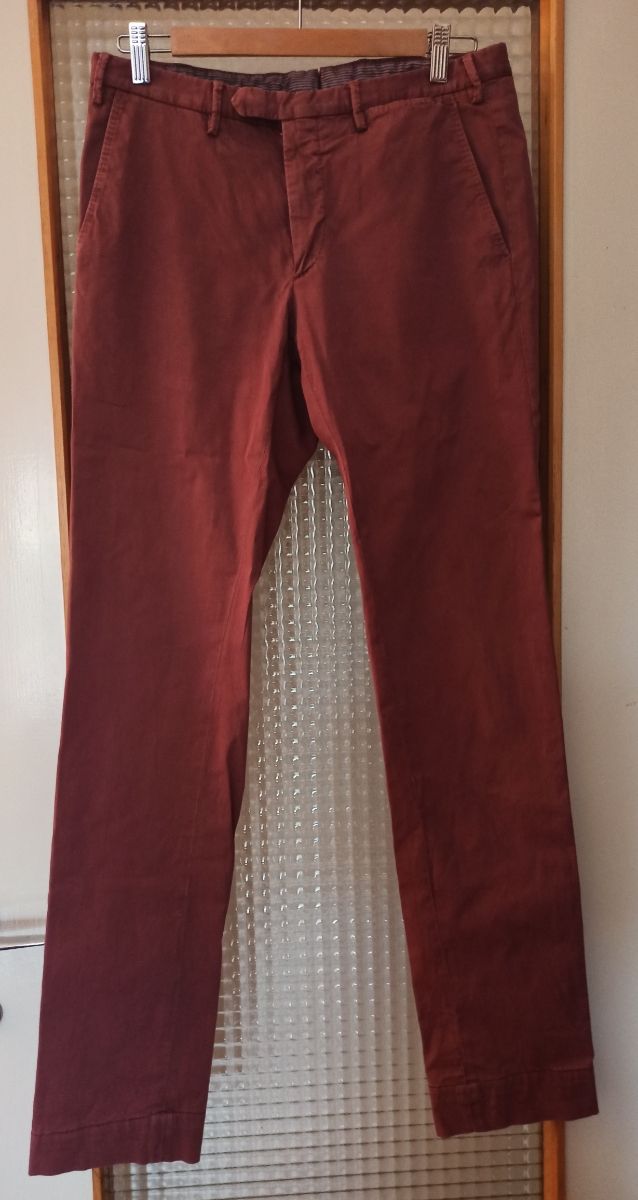 Pantaloni Chino color Borgogna tg 46