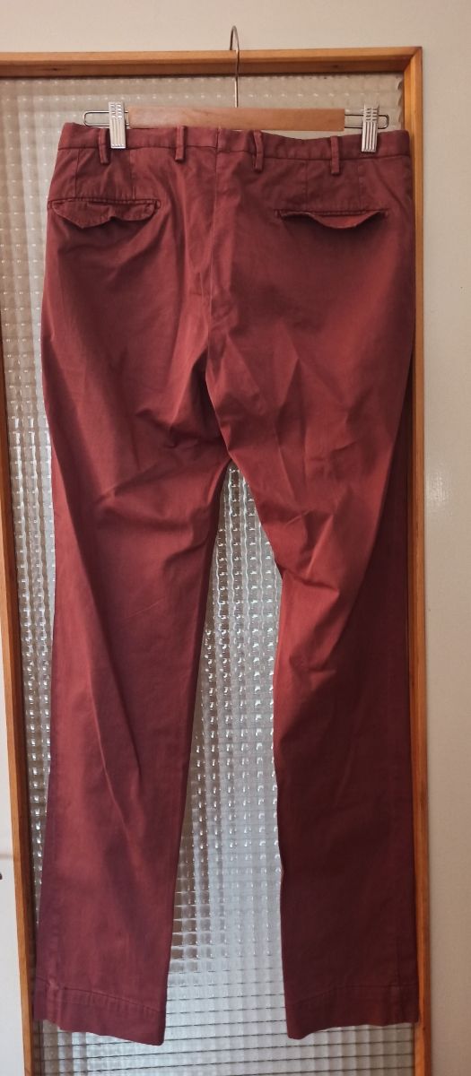 Pantaloni Chino color Borgogna tg 46
