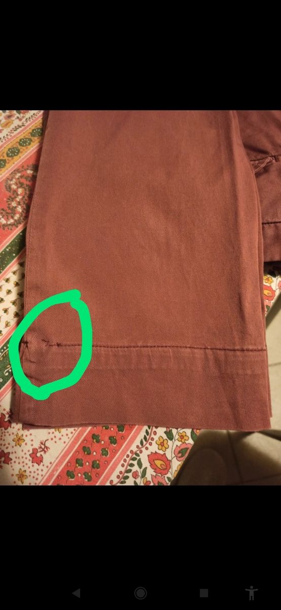 Pantaloni Chino color Borgogna tg 46