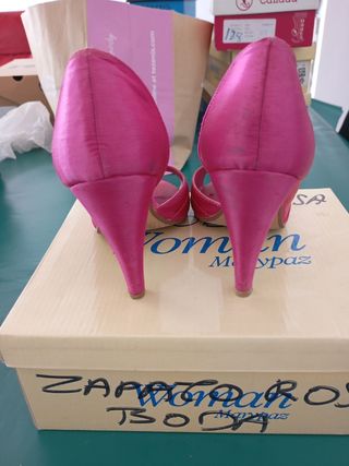Zapato rosa fiesta 