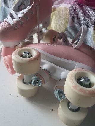 Patines ruedas Oxelo rosas núm 30