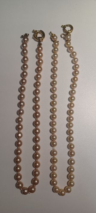 Bisutería collar perlas Majorica