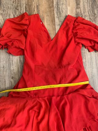 Traje gitana/flamenco del Rocío talla 50, 40