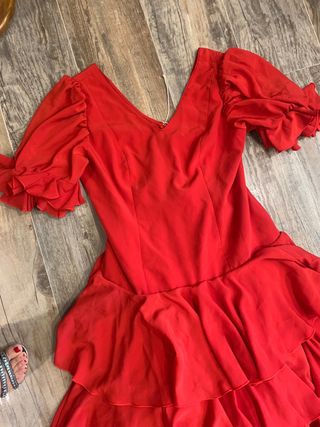 Traje gitana/flamenco del Rocío talla 50, 40