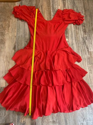 Traje gitana/flamenco del Rocío talla 50, 40