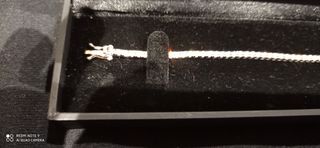 Pulsera Riviere de oro blanco y diamantes 