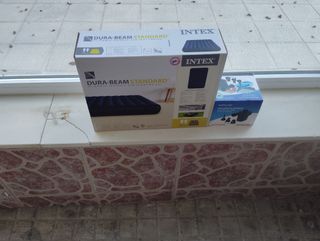 Se vende colchón con su inflador