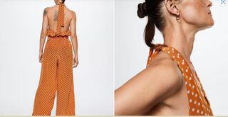 MONO LARGO LUNARES MANGO