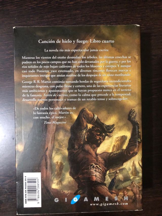 Festín de cuervos, primera edición en español