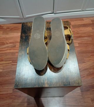 Sandalias esparto cuña Pull&Bear