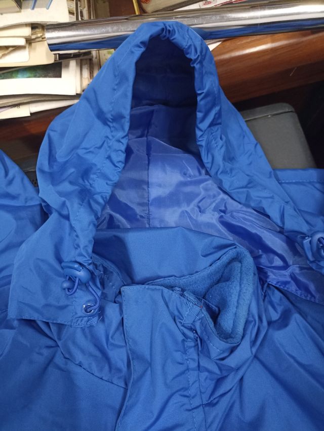 Parka azul tallas M-L-XL-XXL