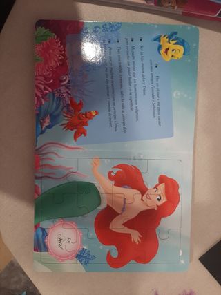 Libro Prinesas Disney. Adivinanzas y puzles.
