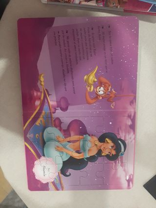 Libro Prinesas Disney. Adivinanzas y puzles.