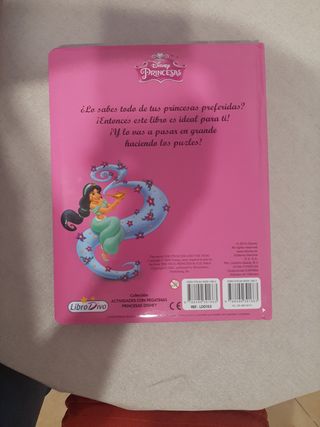 Libro Prinesas Disney. Adivinanzas y puzles.
