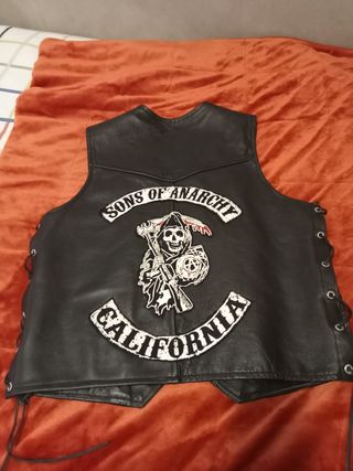 Chaleco cuero Sons of Anarchy