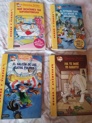 Lote libros Geronimo Stilton
